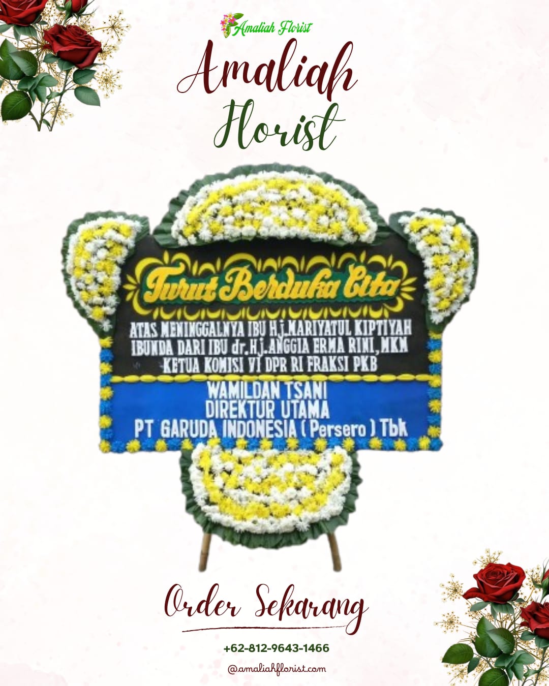 Papan Bunga Duka Indramayu